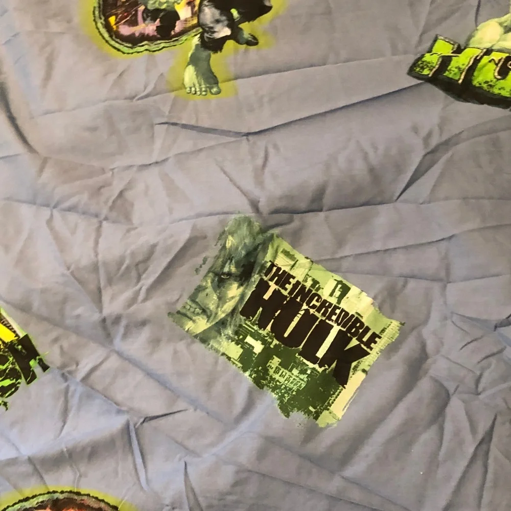 Marvel Hulk Twin sheets Set - Blue & Green